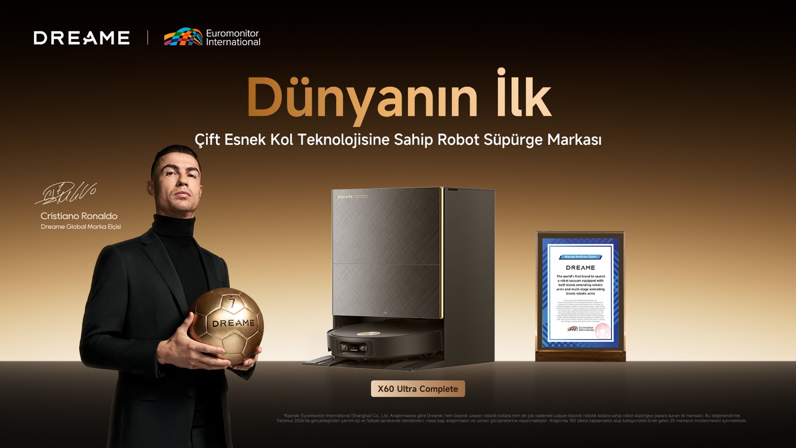 Dreame üç robot süpürge modelinde Dual Flex Arms kullandığını açıkladı