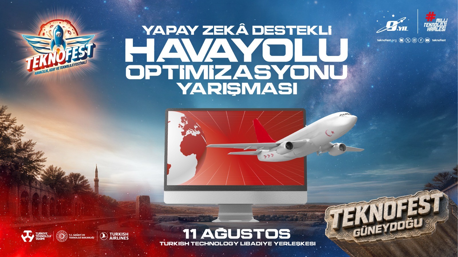 Havayolu optimizasyonu yarışmasında on ekip finale kaldı