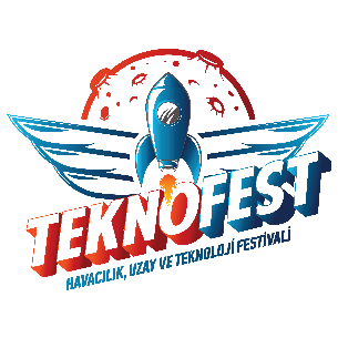 Roket ve kanat figürlü TEKNOFEST logosu