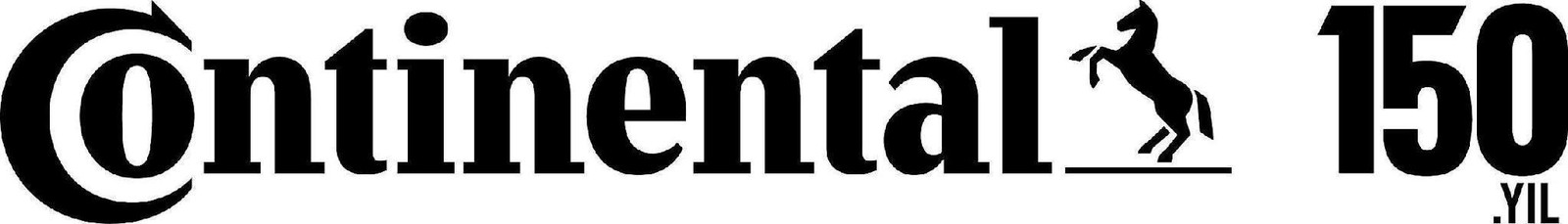 Continental at figürü ve 150 yıl yazı logosu